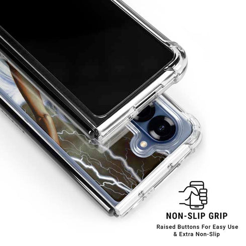 Marvel X-Men Storm by Joe Jusko Galaxy Z Fold6 Clear Case